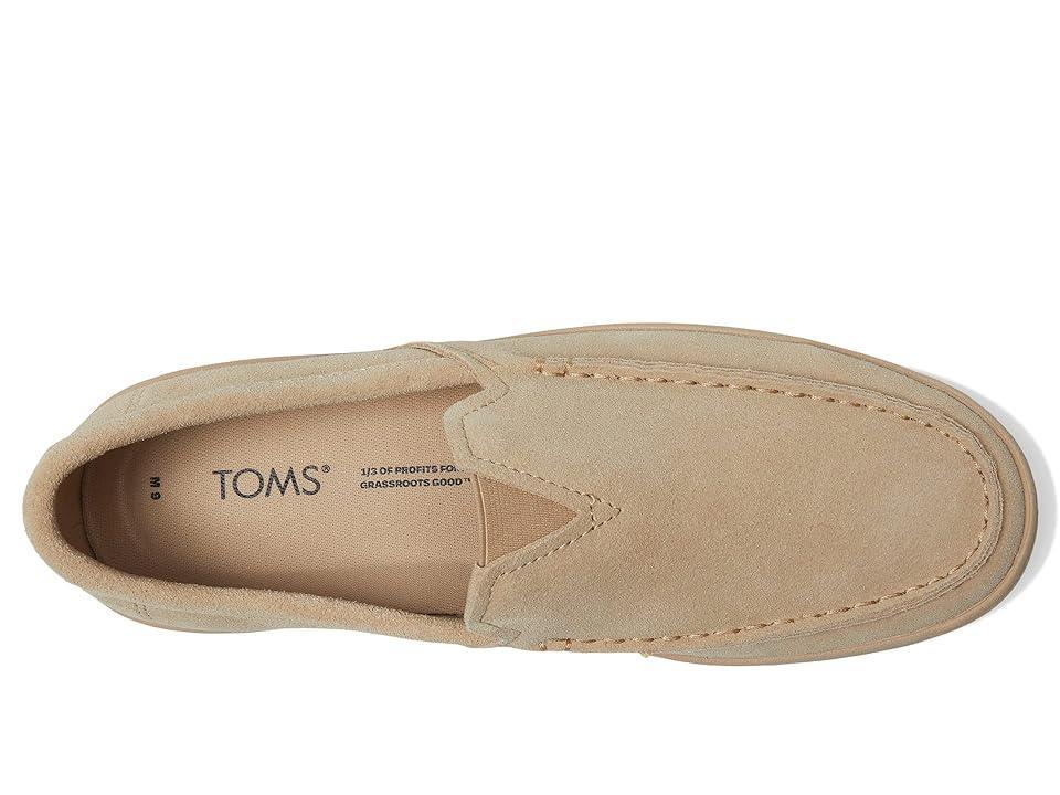 TOMS TRVL LITE Loafer Dress Casual (Oatmeal Suede) Men's Shoes Product Image