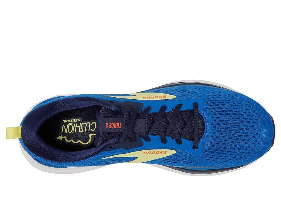 Brooks Trace 3 (Blue/Peacoat/Yellow) Men's Shoes Product Image