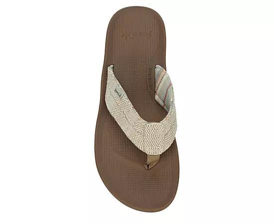 Sanuk Men's Cosmic Coast Hemp Flip Flop Sandal Product Image