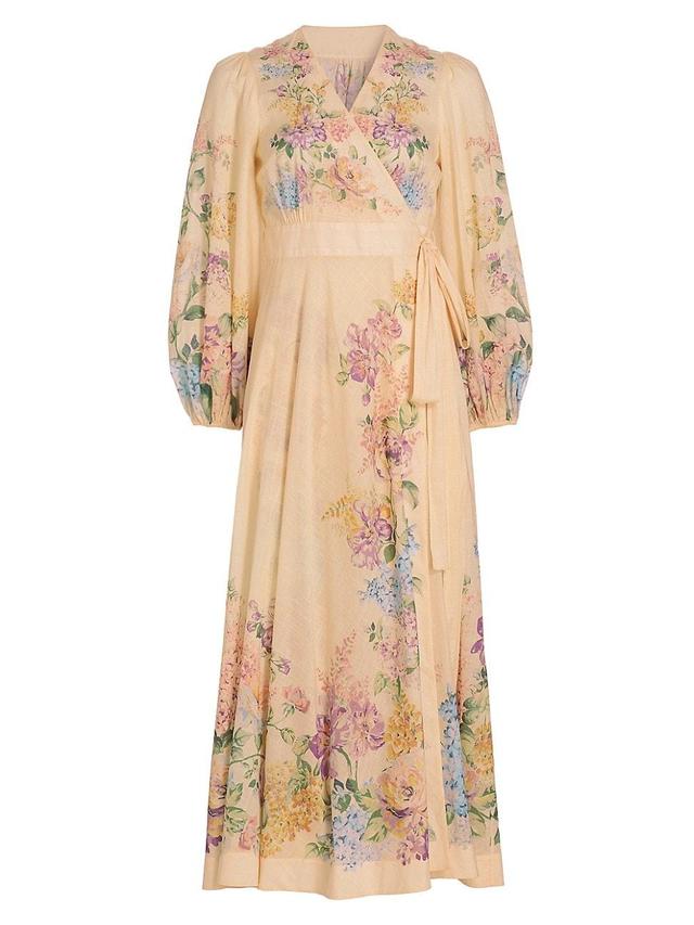 Womens Halliday Floral Wrap Maxi Dress Product Image