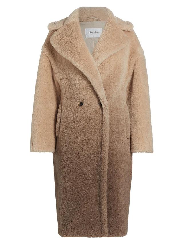 Max Mara Icon Ombr Teddy Bear Alpaca Blend Coat Product Image