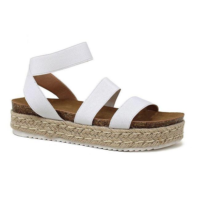 Yoki Chiara-10 Womens Platform Espadrille Sandals Product Image