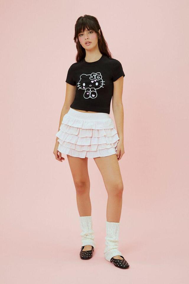 Hello Kitty Ruffle Mini Skirt | Forever 21 Product Image