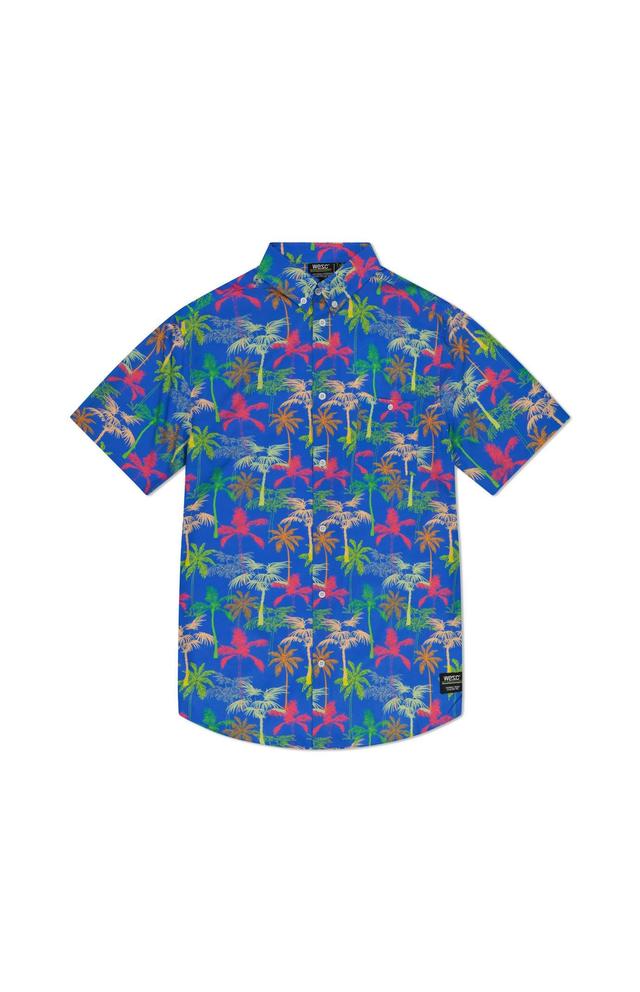 WeSC America Inc Mens Oden Miami Palms AOP Camp Shirt - Product Image