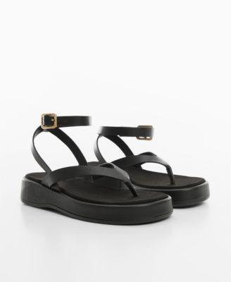 Mango Womens Platform Strap Sandals product image