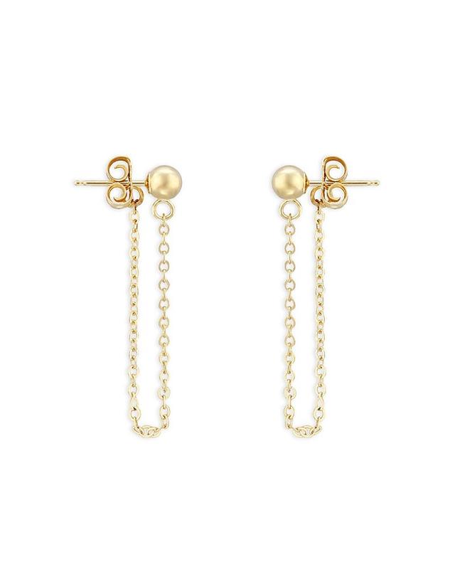 Saks Fifth Avenue Womens 14K Yellow Gold Drop Earrings Product Image