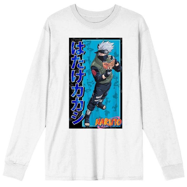 Mens Naruto Classic Kakashi Long Sleeve Tee Product Image