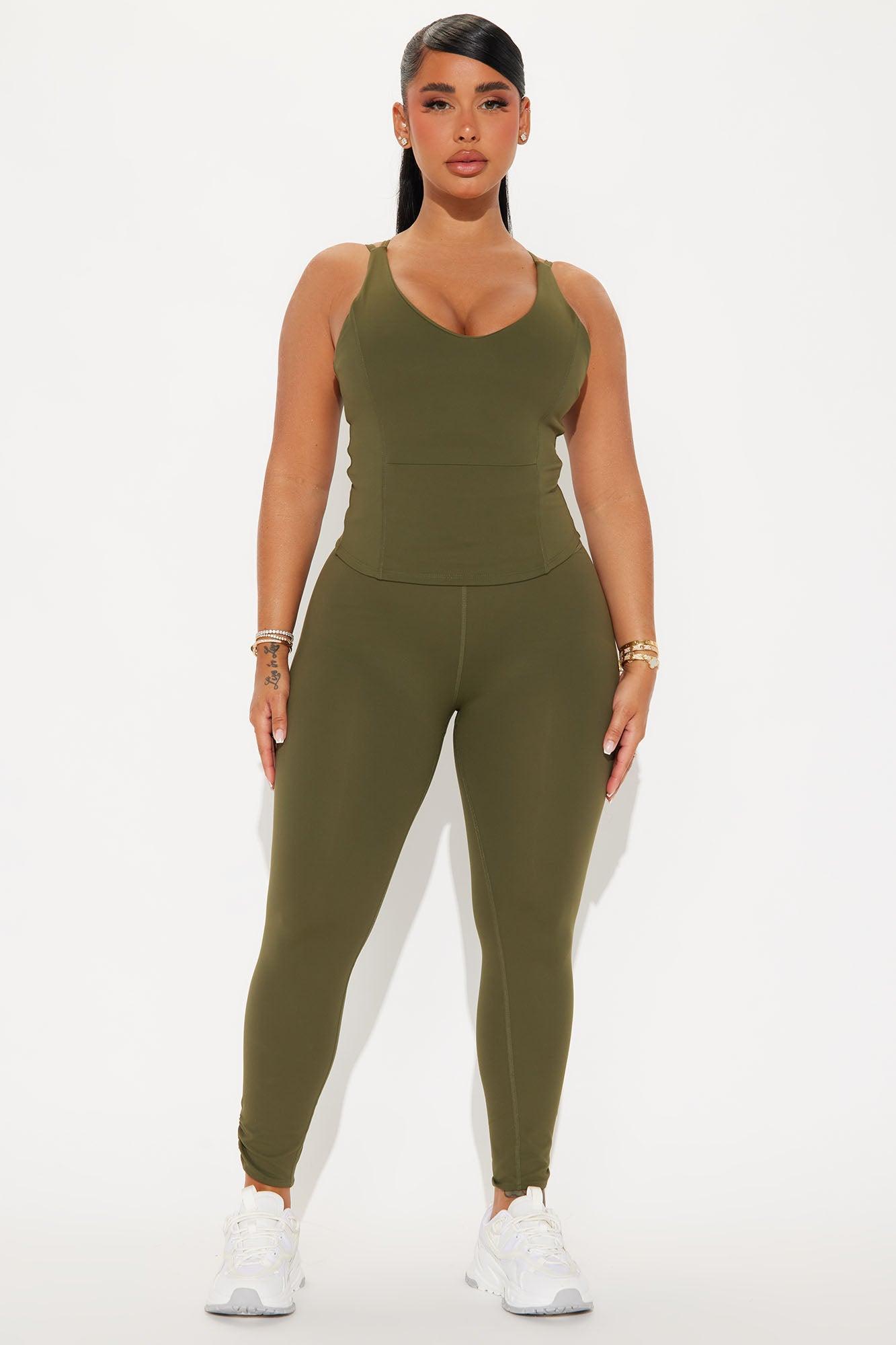 Core Super Soft Active Legging - Olive Product Image