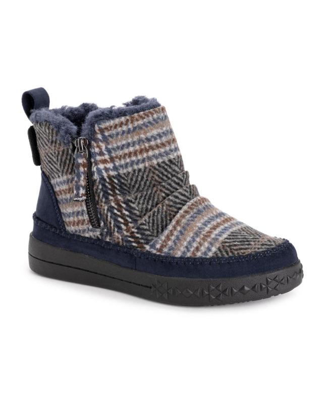 MUK LUKS Street Richmond Womens Ankle Boots Red Product Image