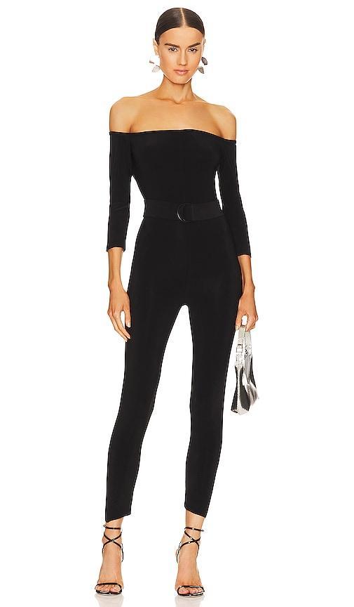 Norma Kamali Off Shoulder Catsuit Product Image