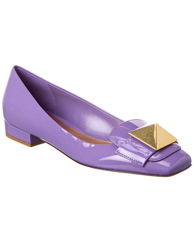 VALENTINO GARAVANI One Stud 20 Patent Pump In Purple Product Image