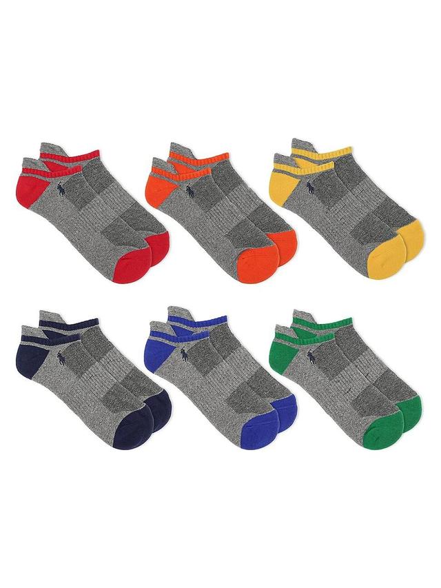 Mens Tipped Sport Low-Cut Socks 6-Pack Set Product Image