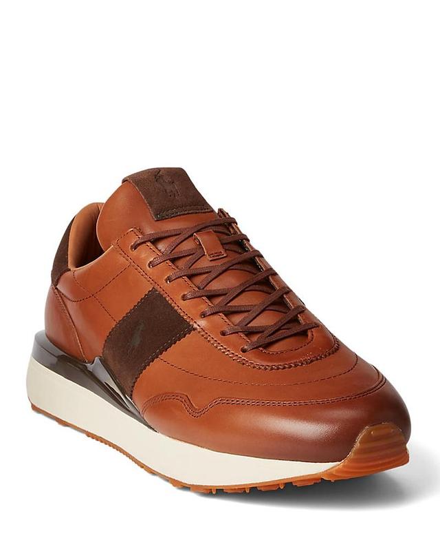 Polo Ralph Lauren Mens Train 89 Lace-Up Sneakers Product Image