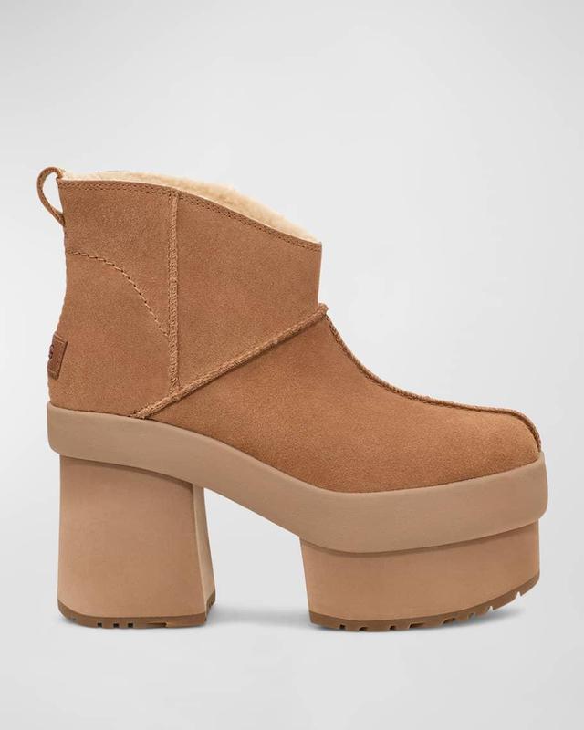 New Heights Suede Platform Ankle Boots Product Image