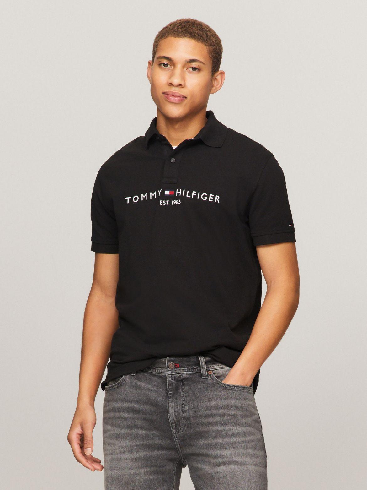 Tommy Hilfiger Men's Regular Fit Embroidered Tommy Logo Polo Product Image