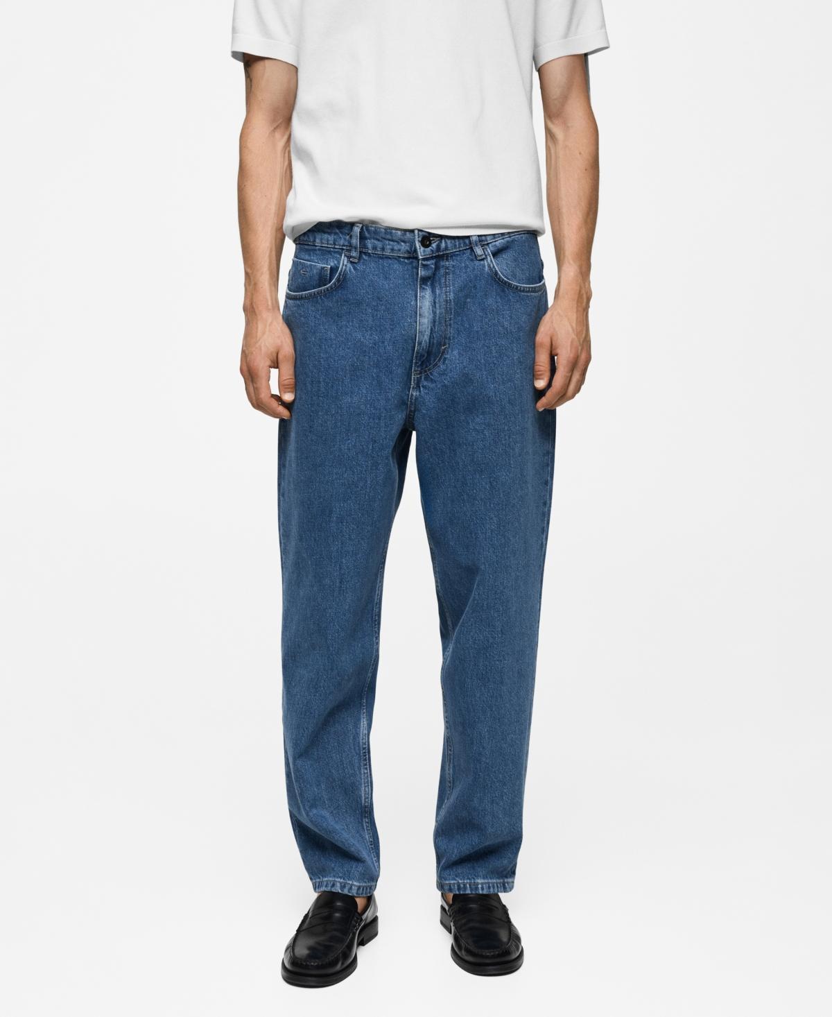 Mango Mens Cropped Jeans Product Image