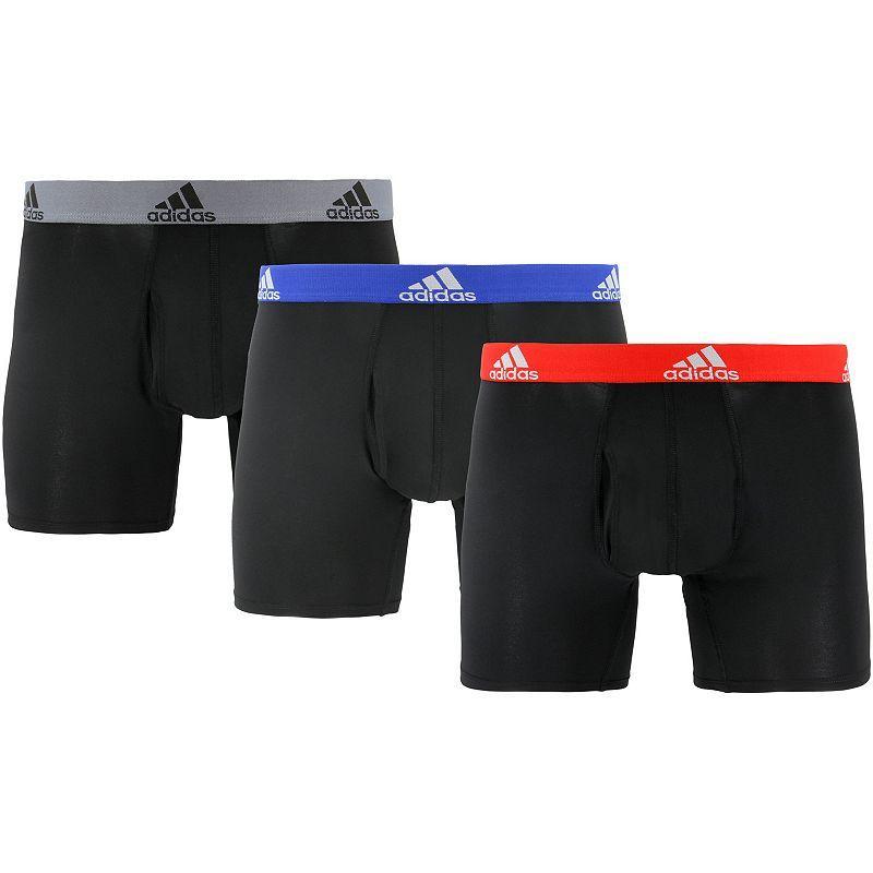 Big & Tall adidas 3-pack Performance Boxer Briefs, Mens Product Image