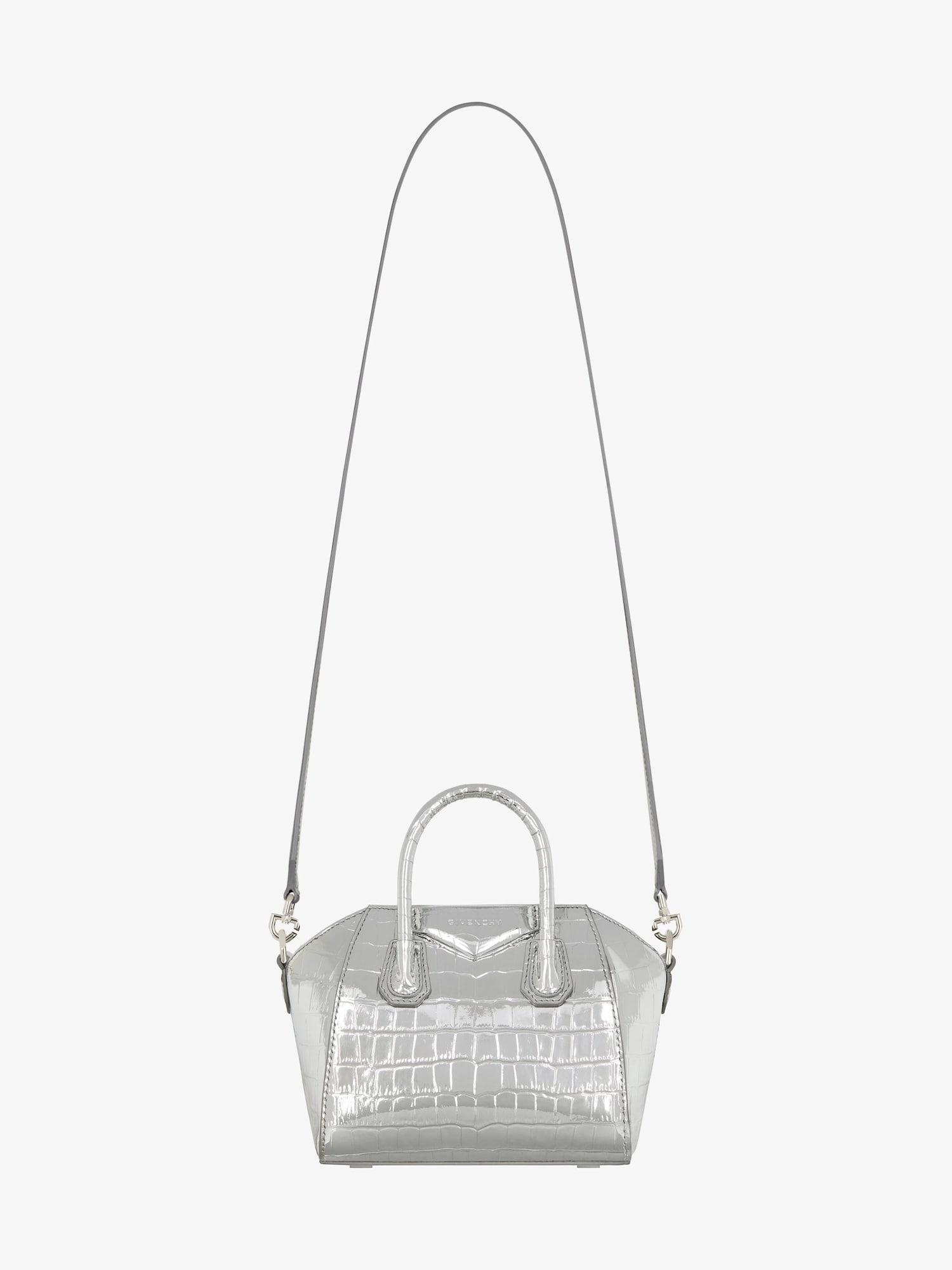 Antigona Toy bag in crocodile effect leather Product Image