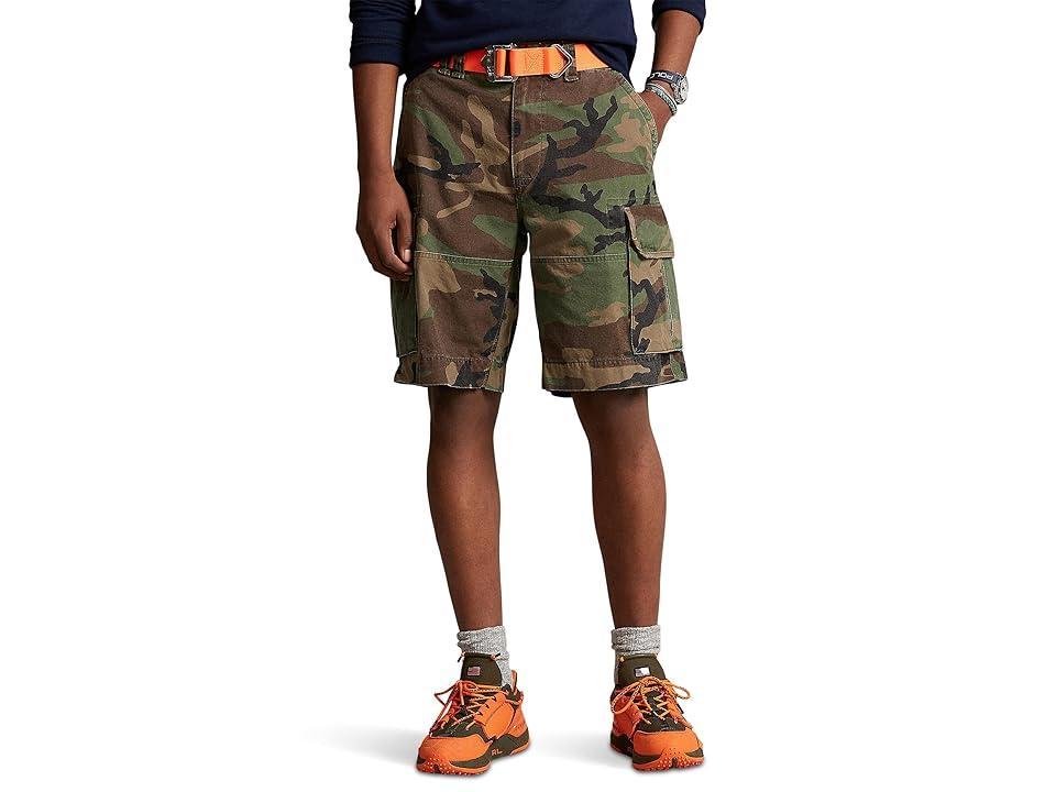 Polo Ralph Lauren Gellar Relaxed Fit Camo Cargo 10.5 Inseam Shorts Product Image