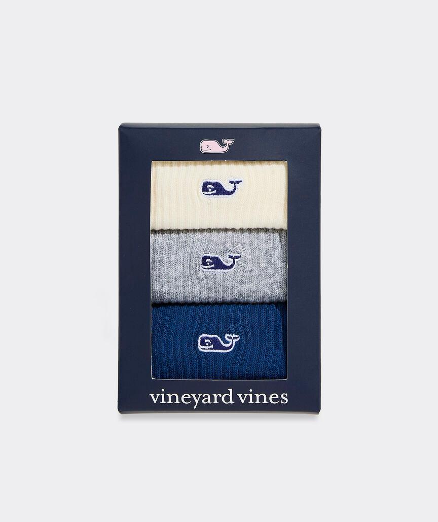 Classic Whale Athletic 3-Pack Socks Product Image