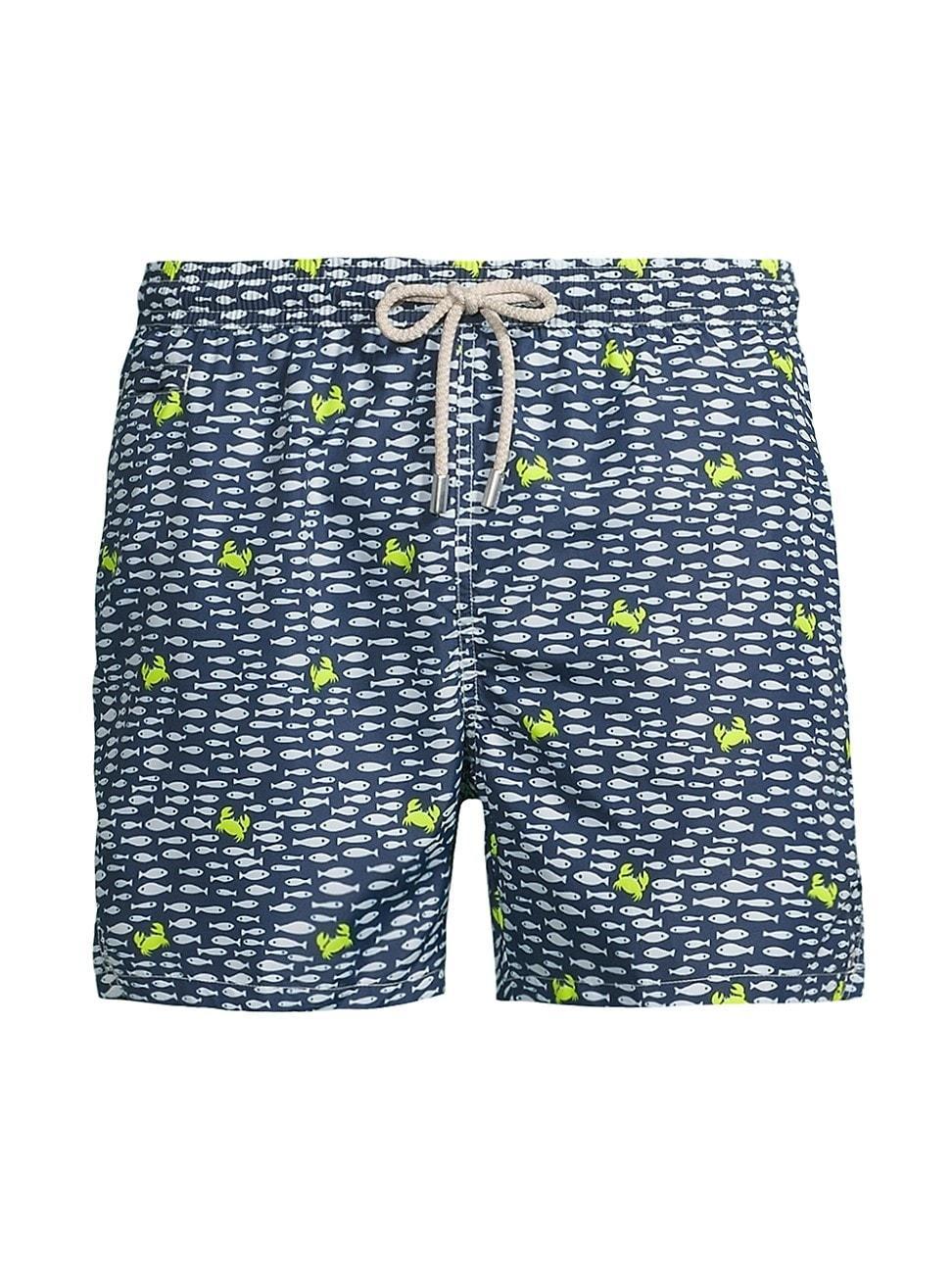 Mens Ultralight Printed 70s Swim Shorts Product Image