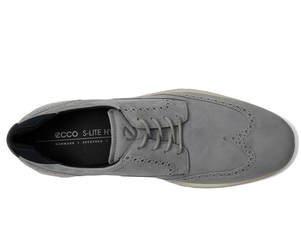 ECCO Mens S Lite Hybrid Brogue Shoe Size 6 Leather Wild Dove Product Image