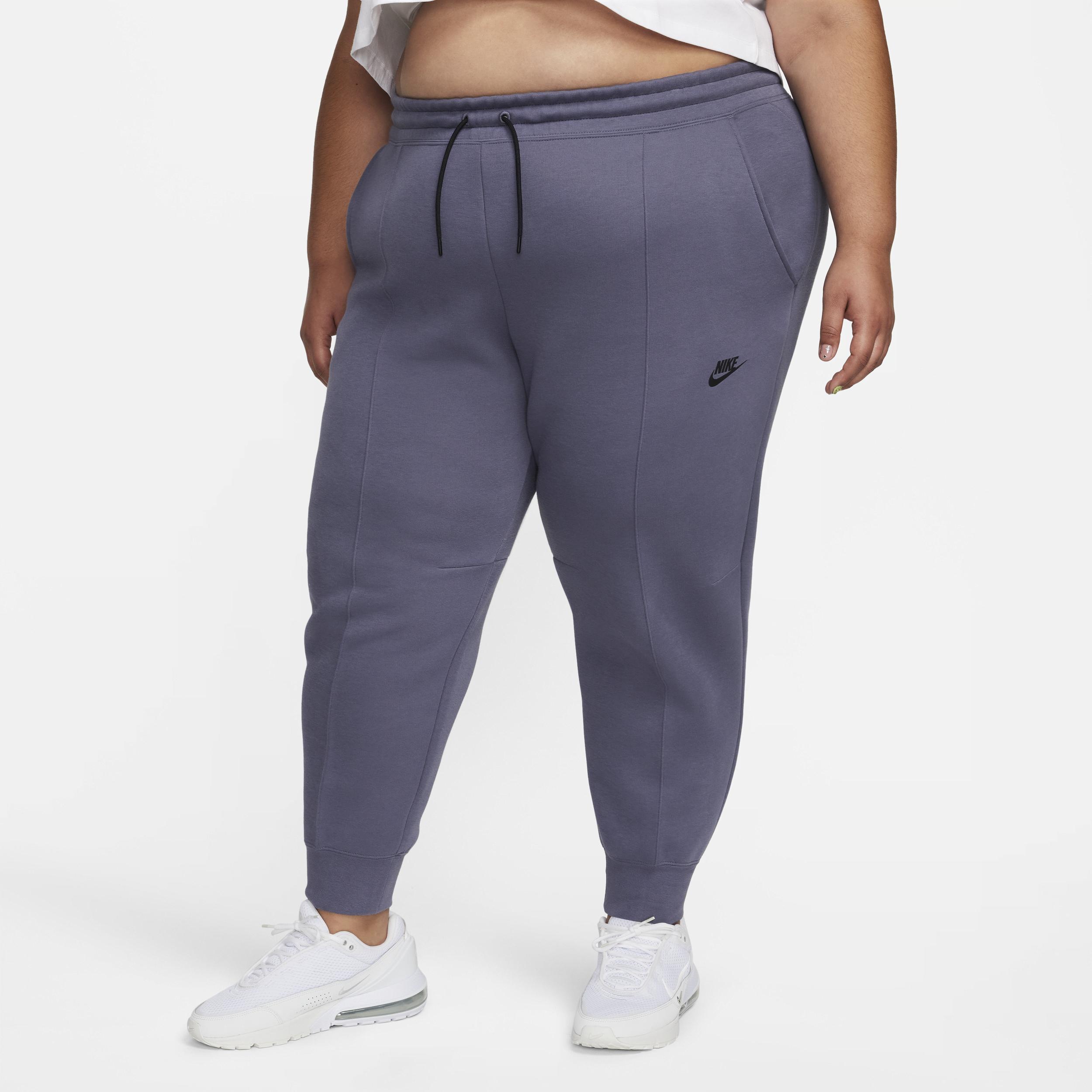 Womens Nike Sportswear Tech Fleece Mid-Rise Jogger Pants (Plus Size) Product Image