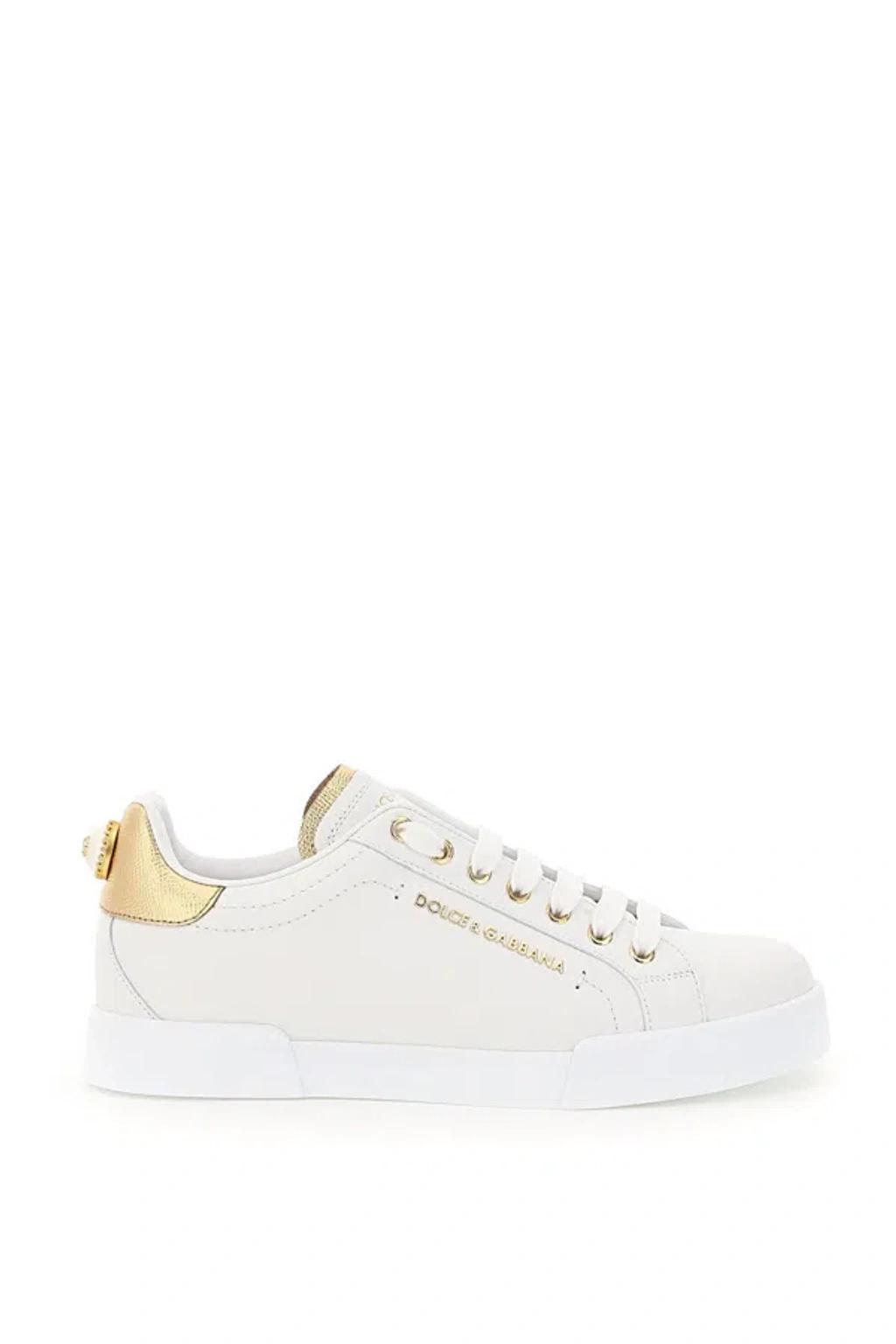 Portofino Sneakers With Pearl In White Product Image