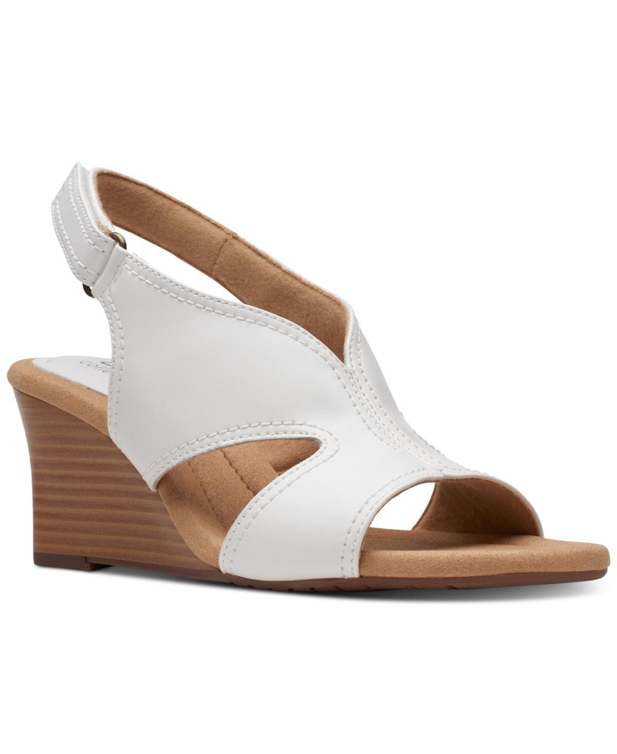 Clarks Womens Kyarra Aster Cutout Wedge Sandals Product Image