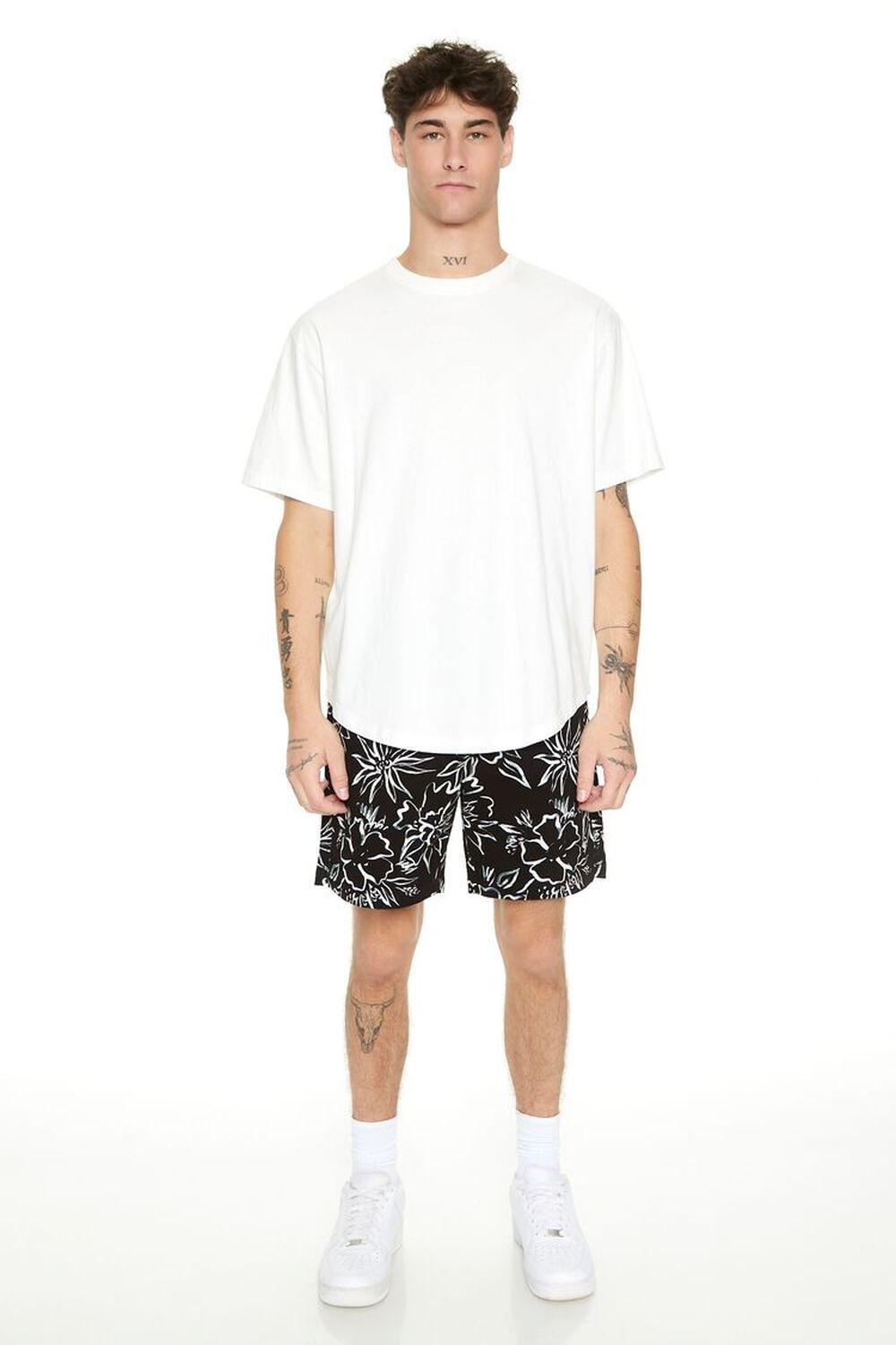 Floral Print Volley Shorts | Forever 21 Product Image