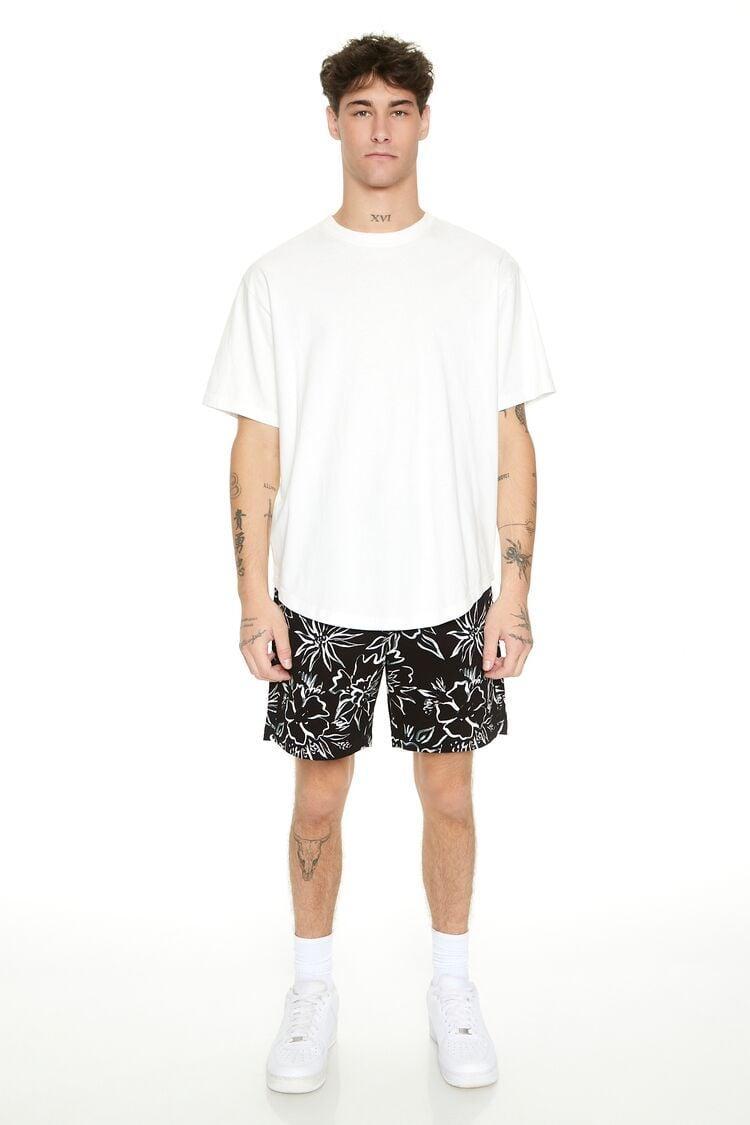 Floral Print Volley Shorts | Forever 21 Product Image