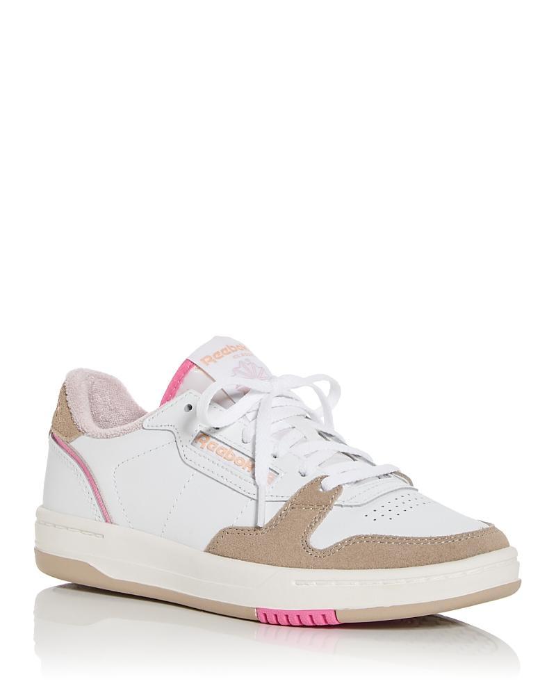 Womens Reebok Phase Court Athletic Shoe - White / Oat / Chalk Product Image