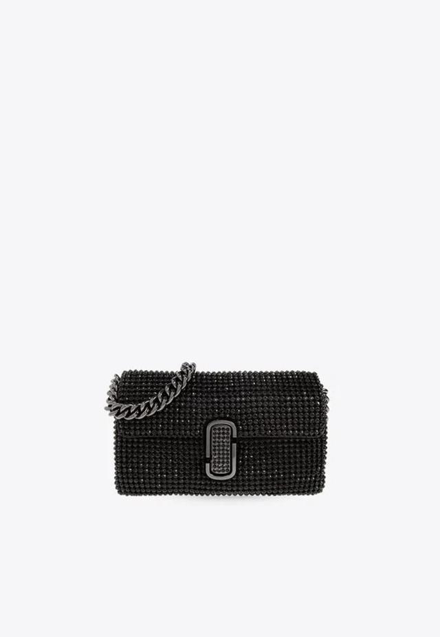 MARC JACOBS The Mini J Marc Shoulder Bag In Black Product Image