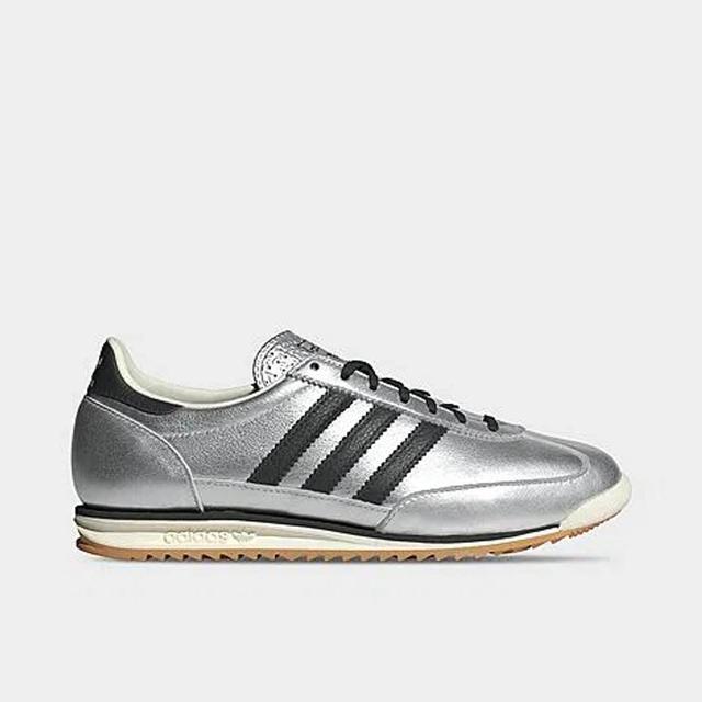 ADIDAS ORIGINALS Adidas Women's Originals Sl 72 Casual Shoes In Silver Metallic/black/white Product Image