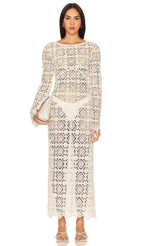 x REVOLVE Janis Crochet Maxi Dress Product Image