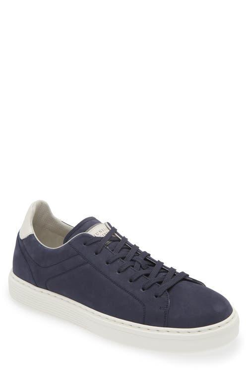 Mens Nubuck Calfskin Low-Top Sneakers Product Image