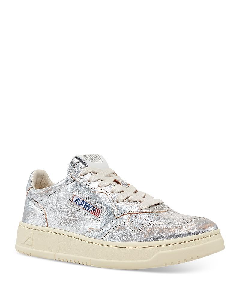 Womens Medalist Leather Low-Top Sneakers Product Image