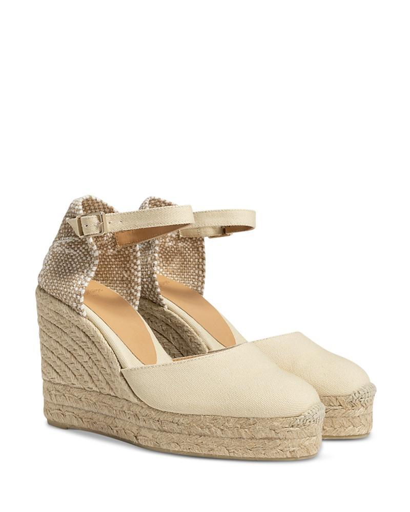 Castaner Womens Carol Almond Toe Espadrille Wedge Platform dOrsay Pumps Product Image