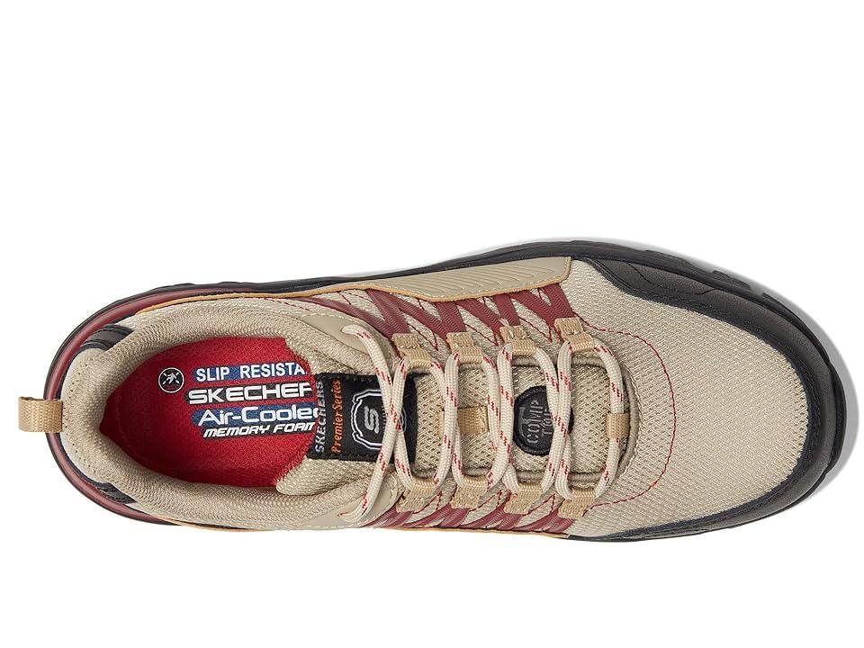 SKECHERS Work Fannter Comp Toe Beige) Women's Shoes Product Image