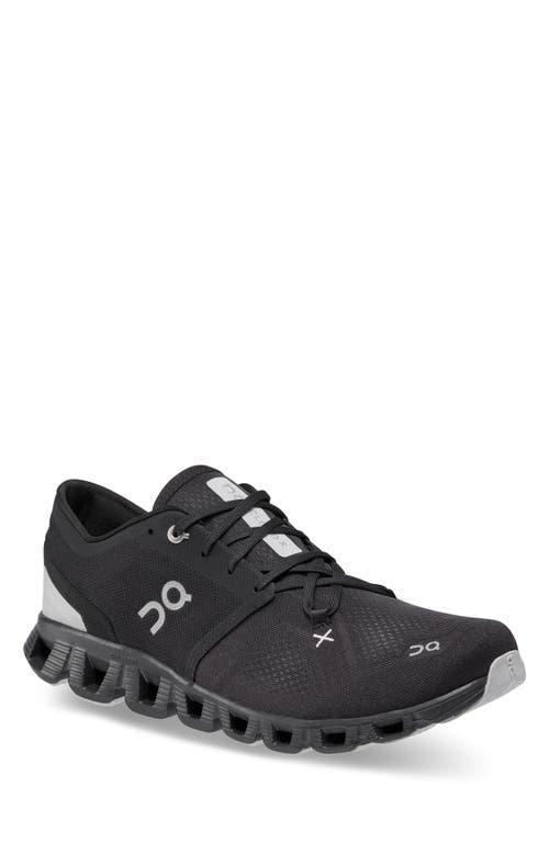 On Mens Cloud X 3 - Running Shoes Black/Black Product Image