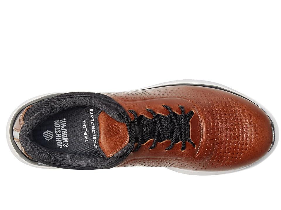 Johnston & Murphy Mens Miles U-Throat Leather Lace-Up Sneakers Product Image