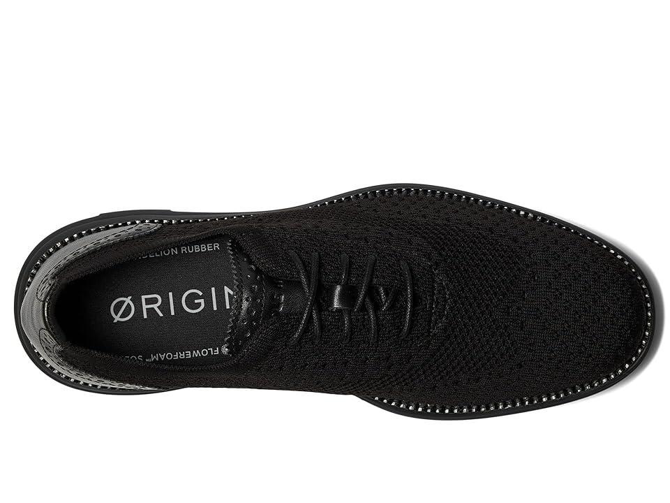 Cole Haan Original Grand Remastered Stitchlite Oxford Black) Men's Lace Up Wing Tip Shoes Product Image