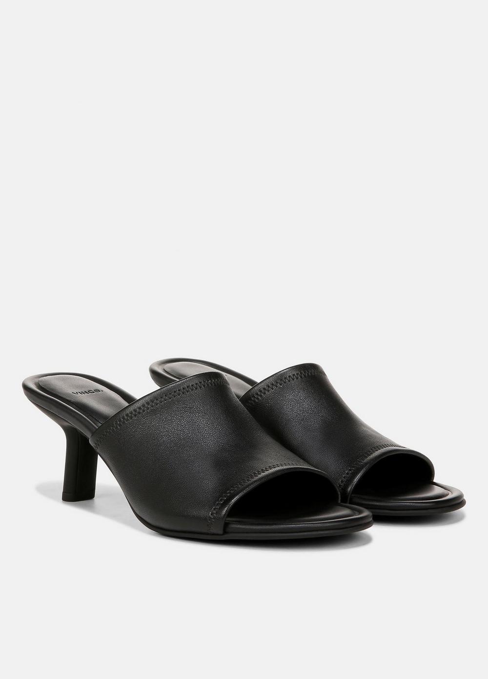 Joan Leather Heeled Sandal Product Image