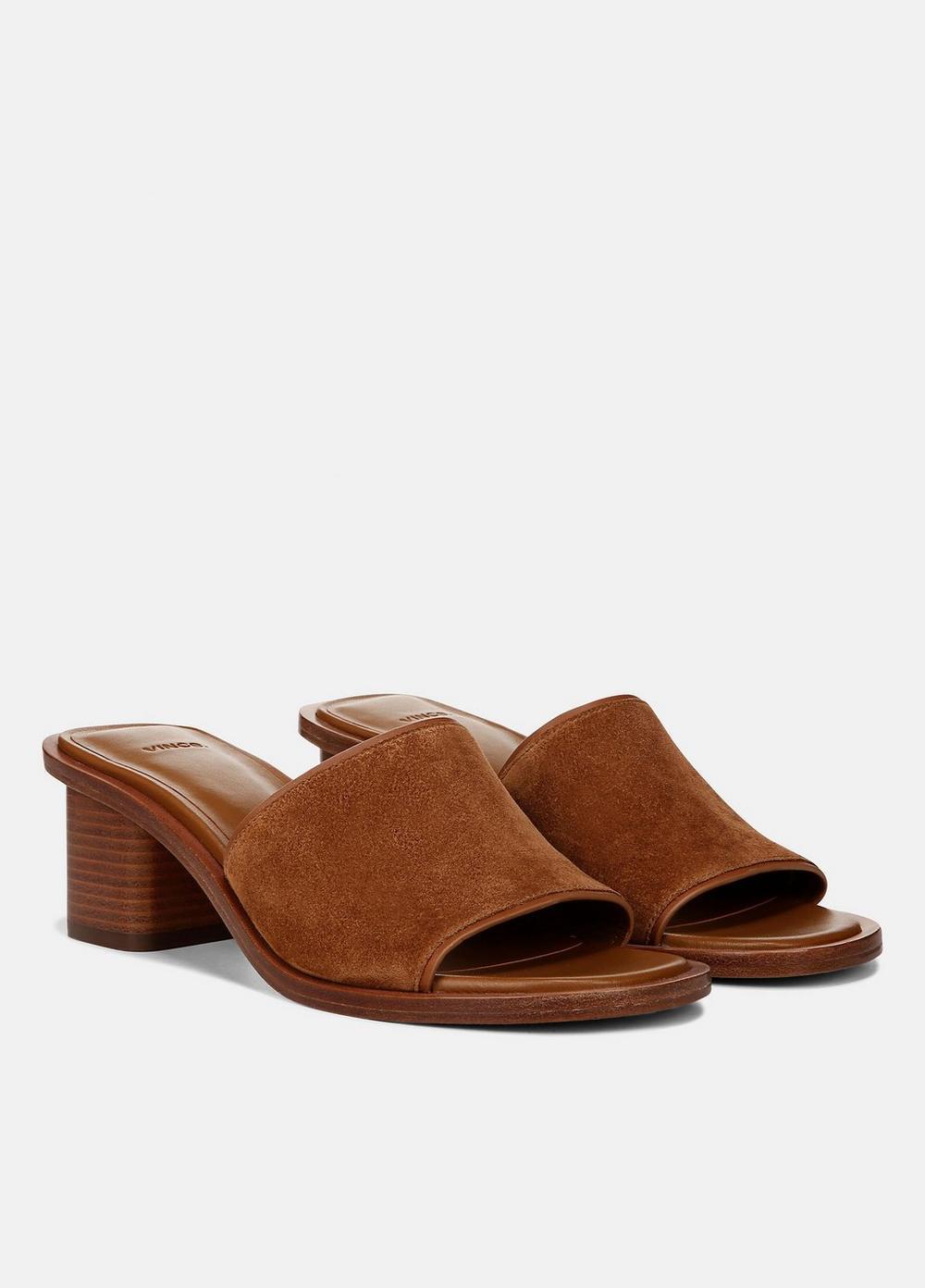 Donna Suede Slide Sandal Product Image