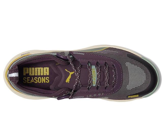 PUMA Voyage Nitro 3 Tech (Midnight Plum/Green Fog/Golden Fog/Alpine Snow) Women's Running Shoes Product Image