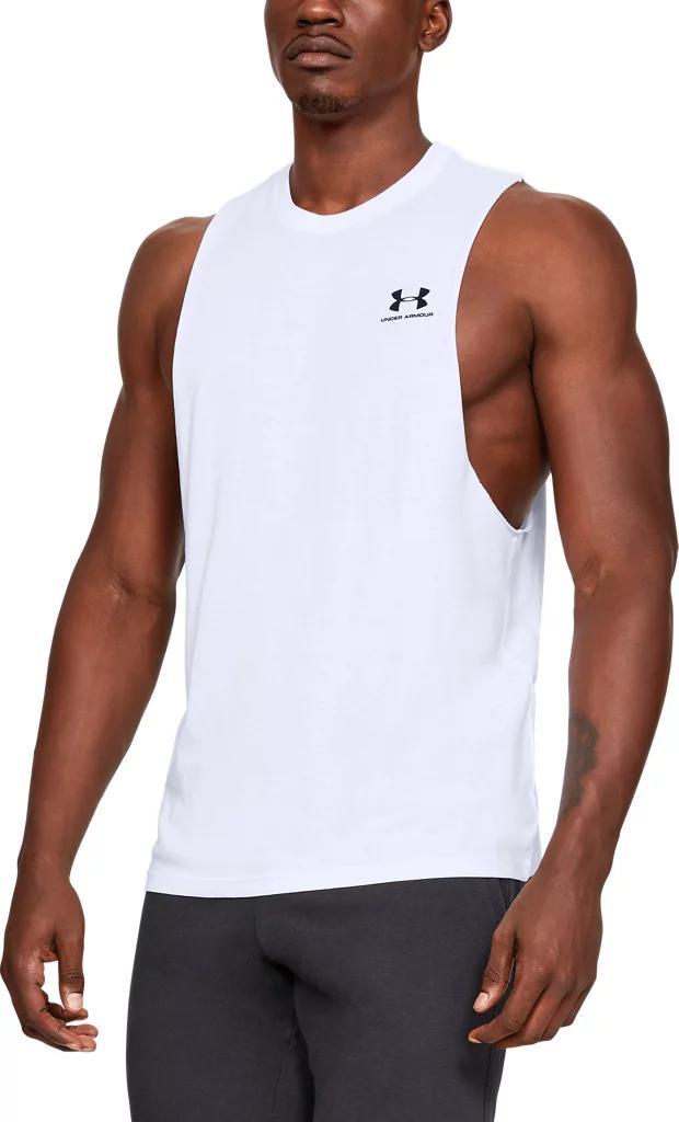 Men's UA Left Chest Cut-Off Tank Product Image