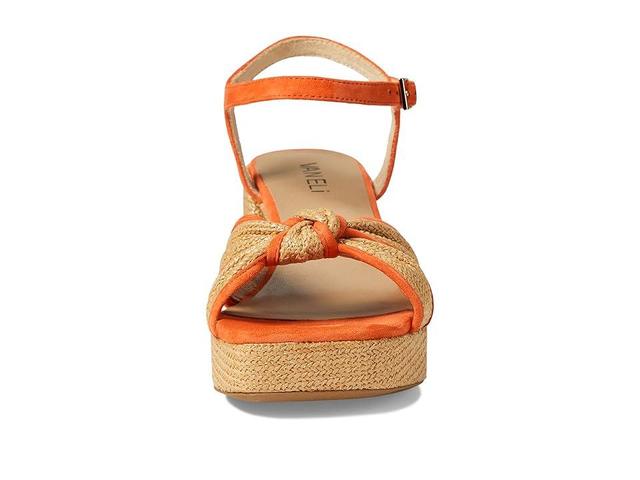 Vaneli Mina (Orange Suede/Nat Raffia) Women's Sandals Product Image