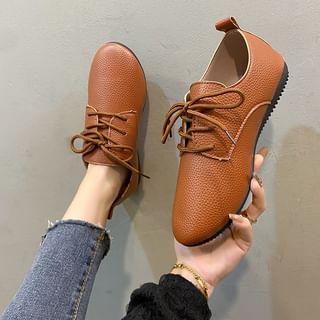 Faux Leather Lace-Up Shoes product image