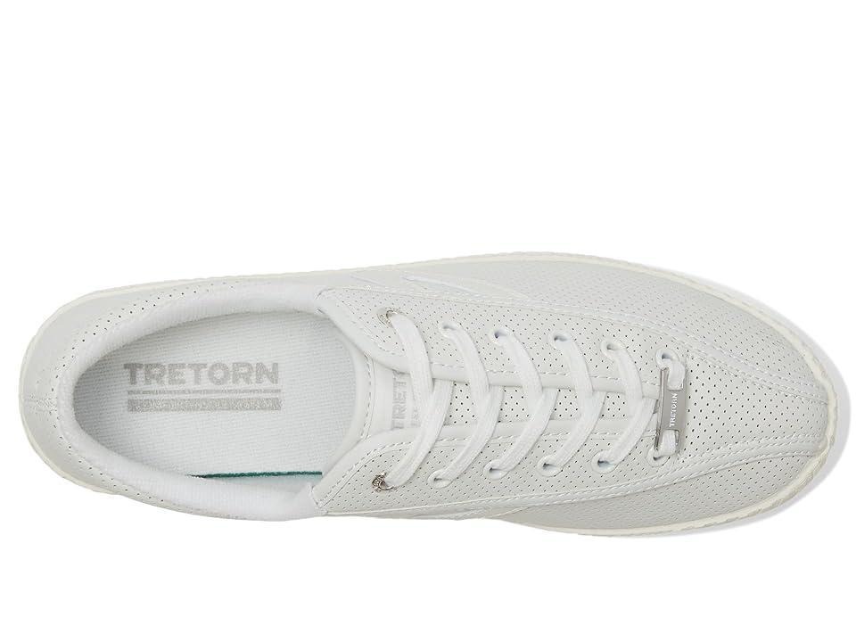 Tretorn Womens Nylite Perforated Leather Casual Sneakers from Finish Line - White Product Image