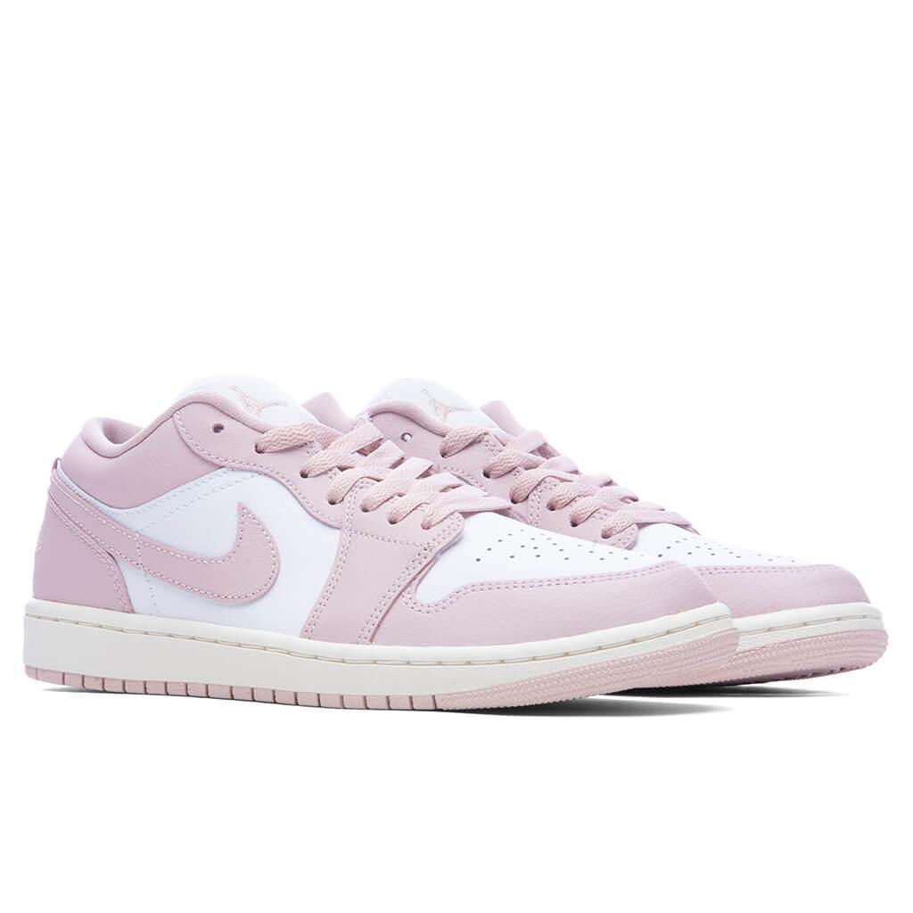 Women's Air Jordan 1 Low - White/Pink Oxford/Sail Female Product Image